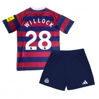 Echipament fotbal Newcastle United Joe Willock #28 Tricou Deplasare 2024-25 pentru copii maneca scurta (+ Pantaloni scurti)